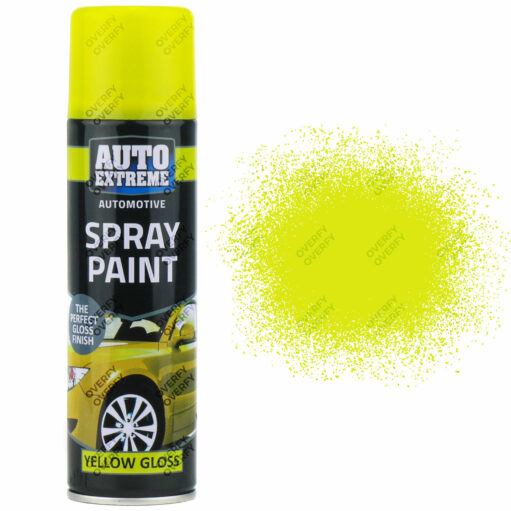 1 x Black Gloss Aerosol Spray Cans 250ml Car Auto Extreme Spray