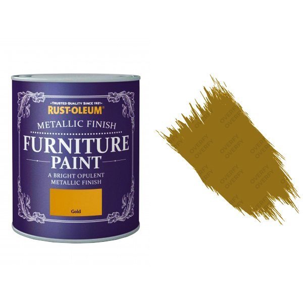 Rust-Oleum - Metallic Furniture Paint Gold 125ml