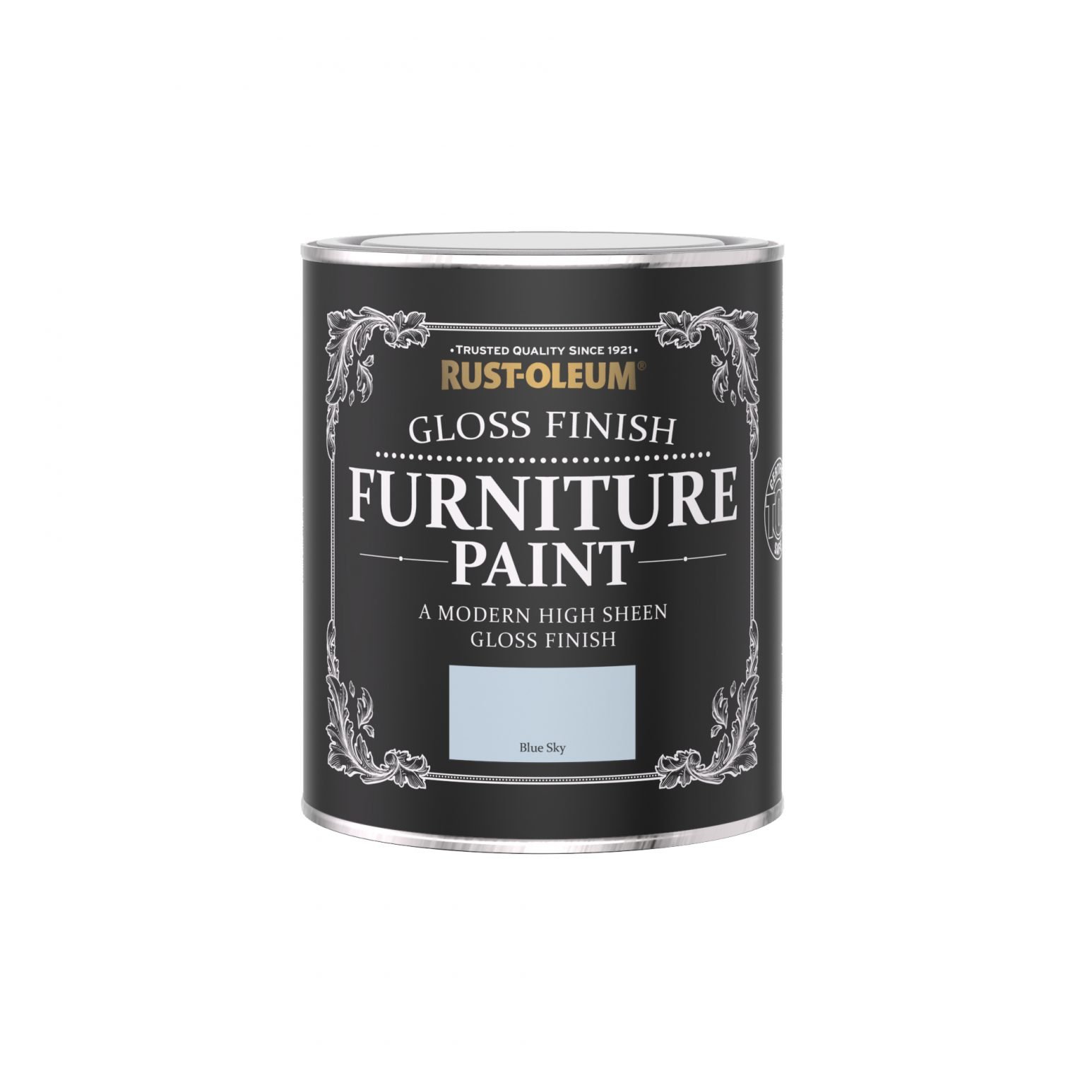 Rust-Oleum Gloss Furniture Paint Blue Sky 750ml – Sprayster