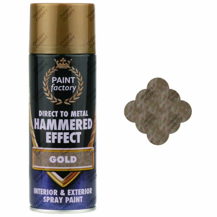 Gold Hammered Effect Spray Paint