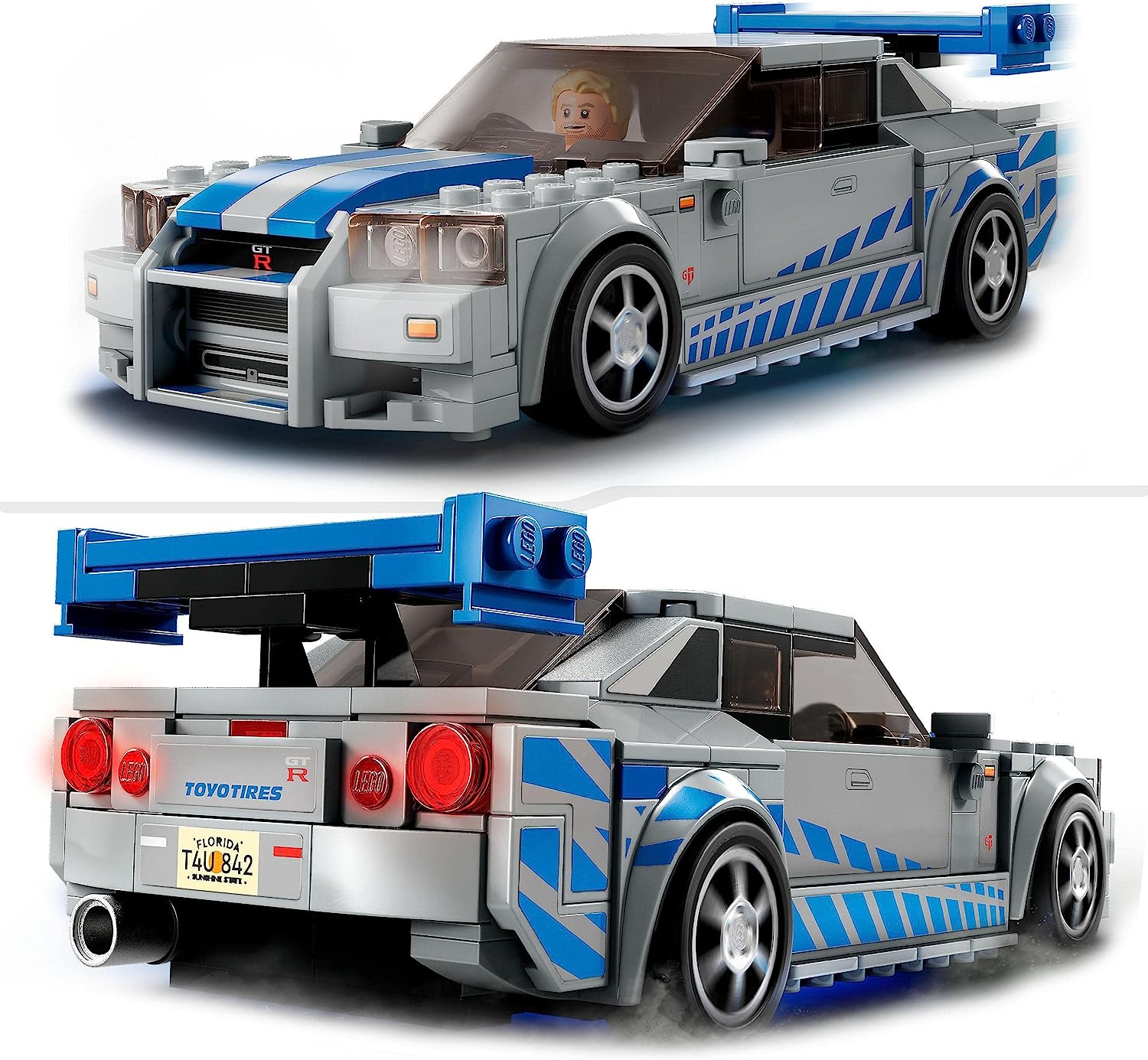  LEGO Speed Champions 2 Fast 2 Furious Nissan Skyline GT-R (R34)  76917 Race Car Toy Model Building Kit, Collectible with Racer Minifigure,  2023 Stocking Stuffer for Teens and Kids : Toys & Games