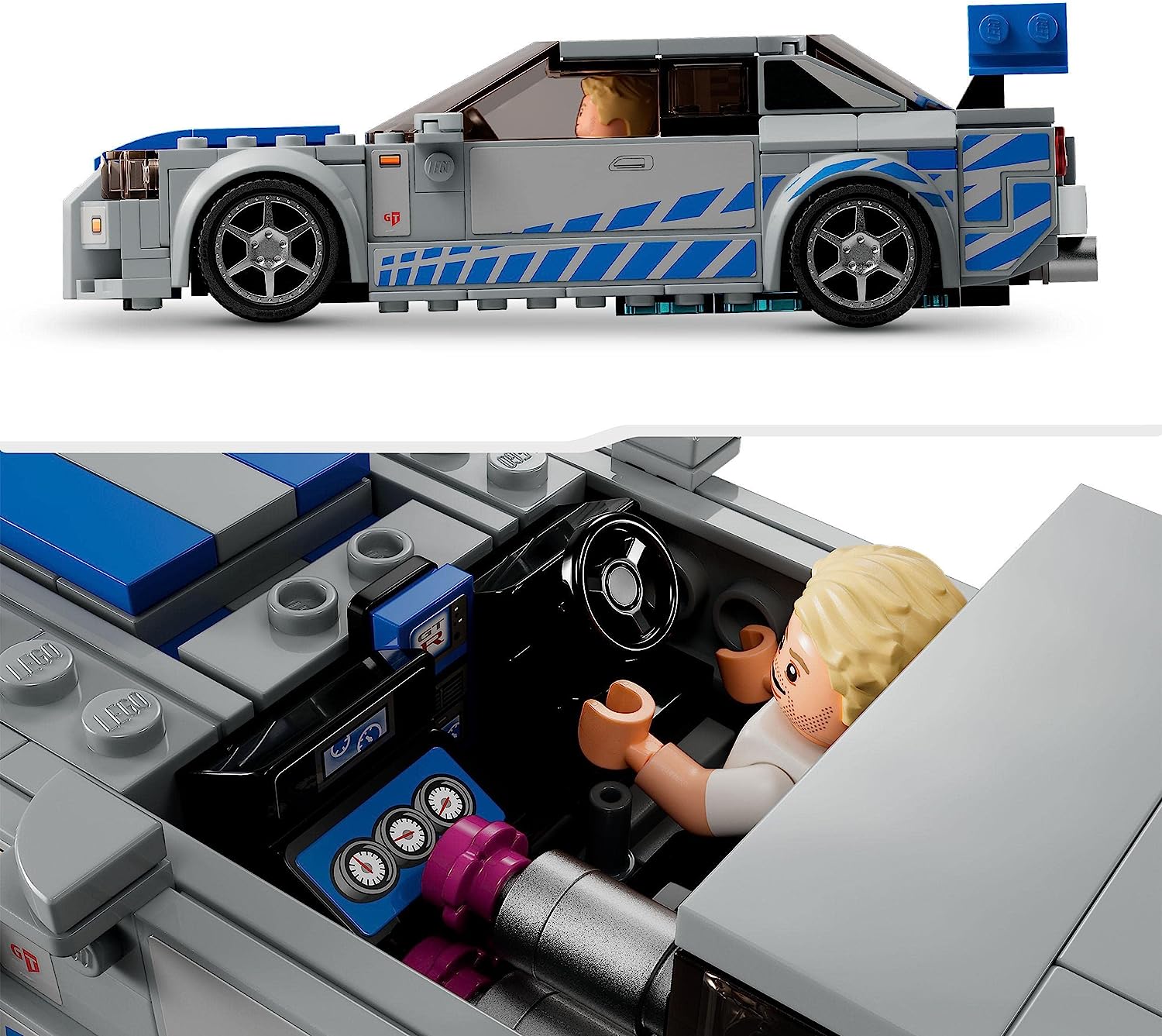  LEGO Speed Champions 2 Fast 2 Furious Nissan Skyline GT-R (R34)  76917 Race Car Toy Model Building Kit, Collectible with Racer Minifigure,  2023 Stocking Stuffer for Teens and Kids : Toys & Games